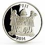 Fiji 2 dollars Famous Composers series Richard Wagner proof silver coin 2014