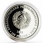Transnistria 100 rubles Famous Transnistrians K.K Gedroits silver coin 2002