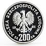 Poland 200 zlotych King Wladyslaw the First Herman proba proof silver coin 1981