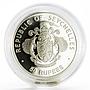 Seychelles 50 rupees First National Independence Day proof silver coin 2015