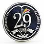 Seychelles 50 rupees First National Independence Day proof silver coin 2015