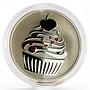 Tokelau 5 dollars Messages of Love series Cupcake Hearts proof silver coin 2015
