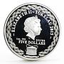 Tokelau 5 dollars Messages of Love series Cupcake Hearts proof silver coin 2015