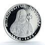 Moldova 50 lei Mitropolitul Dosoftei proof silver coin 2004