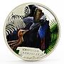 Tuvalu 1 dollar Endangered Wildlife series Southern Cassowary silver coin 2016