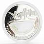 Fiji 1 dollar Treasures of Mother Nature US Peridot Eagle proof silver coin 2012