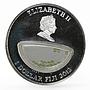 Fiji 1 dollar Treasures of Mother Nature US Peridot Eagle proof silver coin 2012