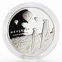 Turkey 20 lira Ankara Parliament Building Air Balloons proof silver coin 2015