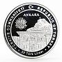Turkey 20 lira Ankara Parliament Building Air Balloons proof silver coin 2015