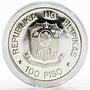 Philippines 100 piso 75th Anniversary of University proof silver coin 1983