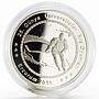 Turkey 50 lira World Universities Winter Games series Hockey silver coin 2011