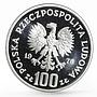 Poland 100 zlotych Animal series Moose Fauna proba proof silver coin 1978