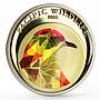 Palau 5 dollars Pacific Wildlife series Superb Fruit Dove proof silver coin 2006