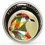 Palau 5 dollars Pacific Wildlife series Superb Fruit Dove proof silver coin 2006