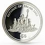 Palau 5 dollars Marine Life Protection series King Red Crab silver coin 2003