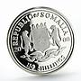 Somalia 150 shillings Millennium proof silver coin 2000