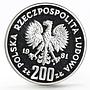 Poland 200 zlotych King Boleslaw the Second Brave proba proof silver coin 1981