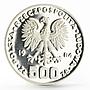 Poland 500 zlotych Endangered Wildlife series Swans proof silver coin 1984