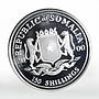 Somalia 150 shillings Millennium proof silver coin 2000