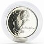 Slovakia 200 korun 100th Anniversary of the Birth of Jan Smrek silver coin 1998