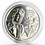 Slovakia 500 korun 250 Years Since the Death of Samuel Mikovini silver coin 2000