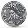Slovakia 500 korun 250 Years Since the Death of Samuel Mikovini silver coin 2000