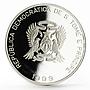 Sao Tome and Principe 2000 dobras Year of the Euro 50 Lira bimetal coin 1999