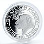 Somalia 10 dollars The African Monkey proof silver coin 1998