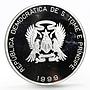 Sao Tome and Principe 2000 dobras Year of the Euro 5 Pfennig bimetal coin 1999