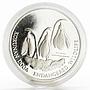 Turkey 1000000 lira Endangered Wildlife series Greater Snowdrop silver coin 1996