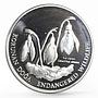 Turkey 1000000 lira Endangered Wildlife series Greater Snowdrop silver coin 1996