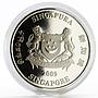 Singapore 2 dollars Lunar Calendar series Year of the Ox nickel coin 2009