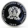 Sao Tome and Principe 2000 dobras Year of the Euro 10 Pennia bimetal coin 1999