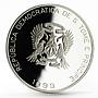 Sao Tome and Principe 2000 dobras Year of the Euro 5 Pence bimetal coin 1999