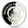 Angola 100 kwanzas Sydney Olympic Games series Fire and Flame silver coin 1999