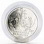 Slovakia 200 korun 200 Years of the Birth of Maurice Benyovszky silver coin 1996