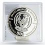 Rwanda 500 francs Rio de Janeiro Olympic Games series Hurdling silver coin 2013