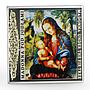 Niue 1 dollar Madonna Under the Fir Tree colored proof silver coin 2013