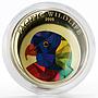 Palau 5 dollars Pacific Wildlife series Rainbow Lorikeet silver coin 2006