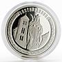 Andorra 10 dinars Holy Helpers series St. Barbara silver proof coin 2010