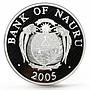 Nauru 10 dollars European Monuments St. Stephen's Cathedral silver coin 2005