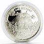 Solomon Islands 25 dollars Legendary Warships series Victory silver coin 2005