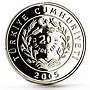 Turkey 20 lira Animal series Striped Hyena proof silver coin 2005