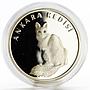 Turkey 20 lira Animal series Turkish Angora The Light Eyes Cat silver coin 2005
