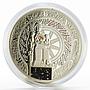 Niue 1 dollar Kuzbas Coal Mines series Statue of a Worker proof silver coin 2012