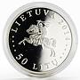 Lithuania 50 litu 25 Years of the Vytautas Magnus University silver coin 2014