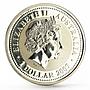 Australia 1 dollar Lunar Calendar I series Year of the Ox silver coin 2007