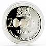 Bulgaria 10 leva The Beginning of the New Millennium proof silver coin 2000