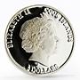 Cook Islands 5 dollars Russian Folk Crafts series Zhostovo Art silver coin 2012