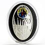 Niue 1 dollar Gothic Cathedrals series Milan Cathedral proof silver coin 2010